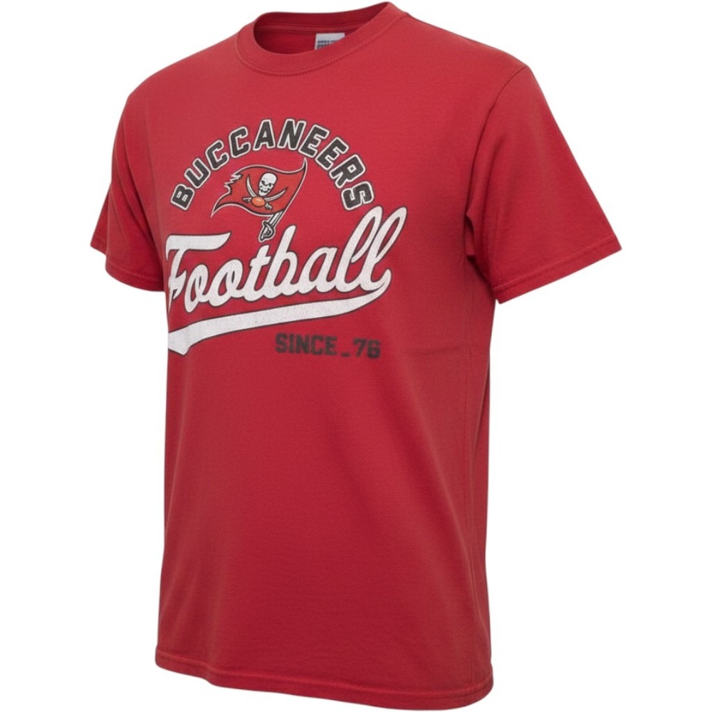 NFL Team Apparel Tampa Bay‎ Buccaneers Red Since 76 Graphic T-Shirt Mens M